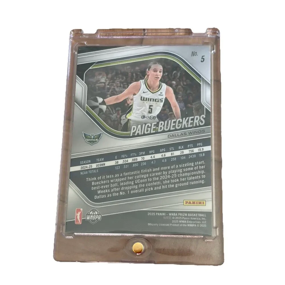 2025 Panini Prizm WNBA Paige Bueckers #5 Silver Base RC